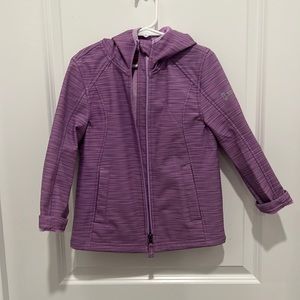 Girls fleece lined coat